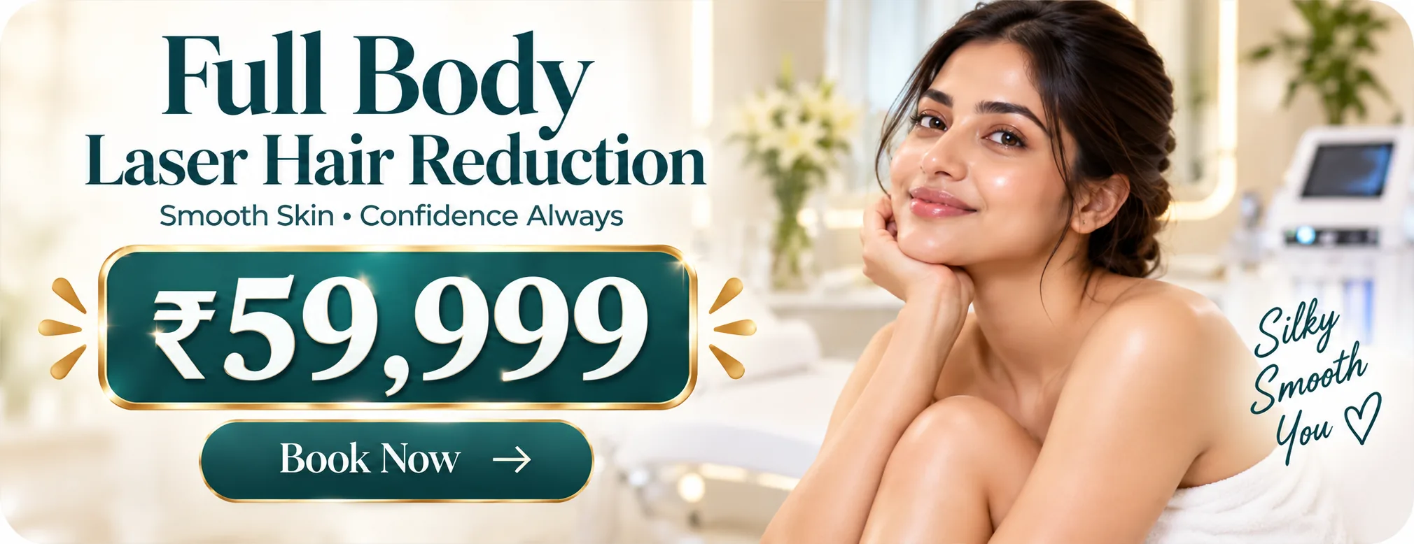 Full Body Laser Hair Reduction - 10 Sessions