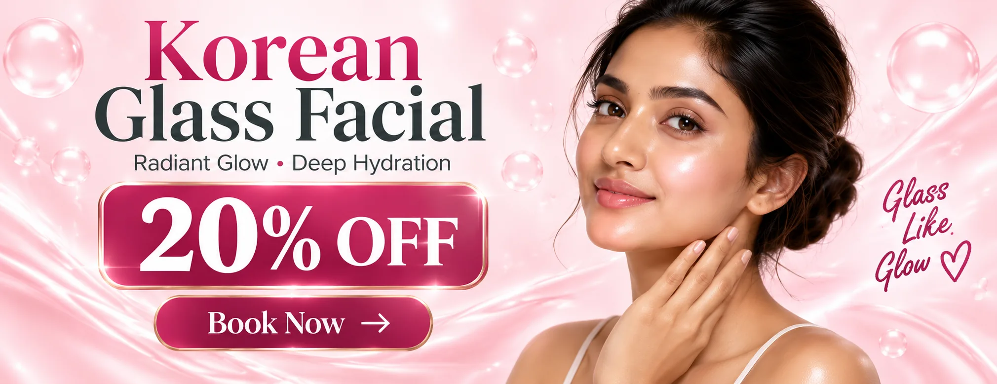 Korean Glass Facial - 20% OFF